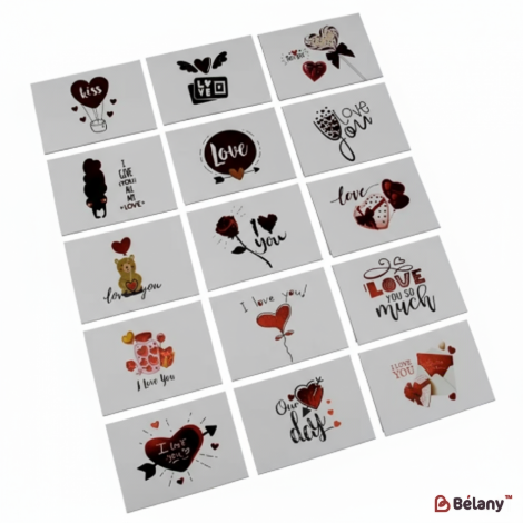 Мини-открытки "Passion Love" (120 штук микс)