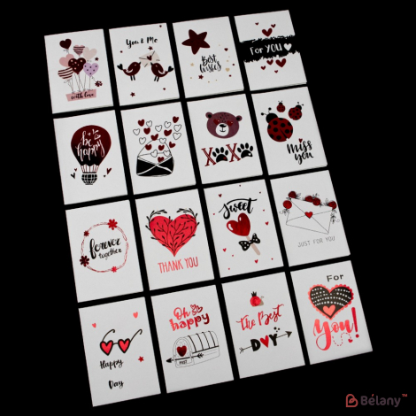 Міні-листівки "Passion Love 2.0" (128 штук мікс)