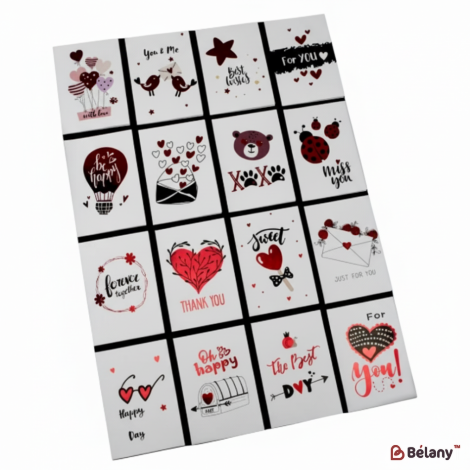 Міні-листівки "Passion Love 2.0" (128 штук мікс)