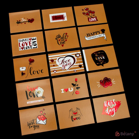 Міні-листівки "Craft love" (140 штук мікс)