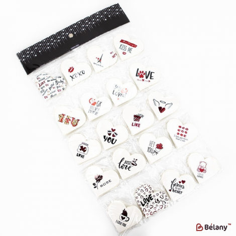 Міні-листівки "XoXo" (140 штук мікс)