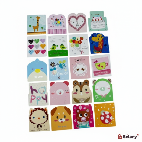Мини-открытки "Kids cards" (120 штук микс)