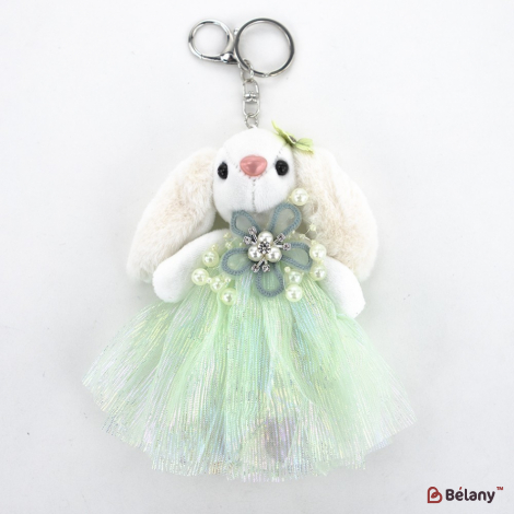 Брелок "Beauty bunny" белый