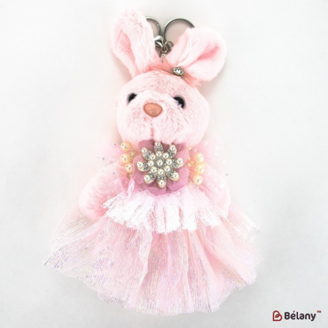 Брелок "Bunny Honey" розовый