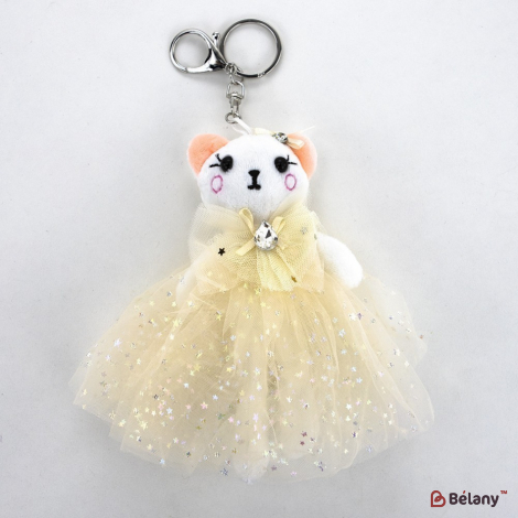 Брелок "Kitty" белый