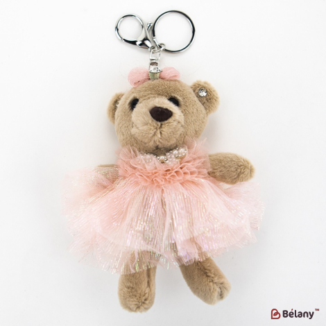 Брелок "Sweet bear" бежевый