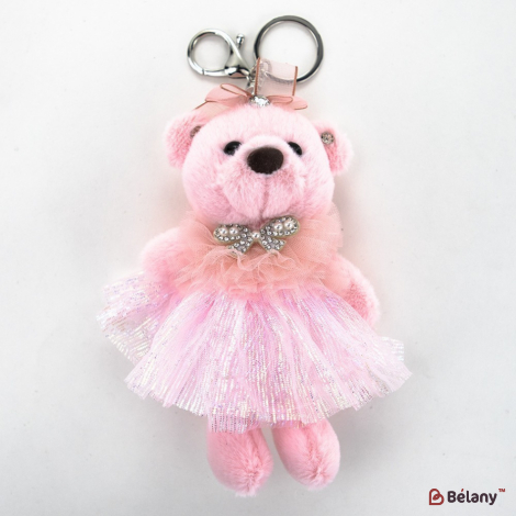 Брелок "Sweet bear" розовый