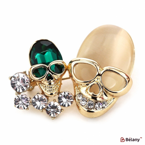 Брошь "Skulls"