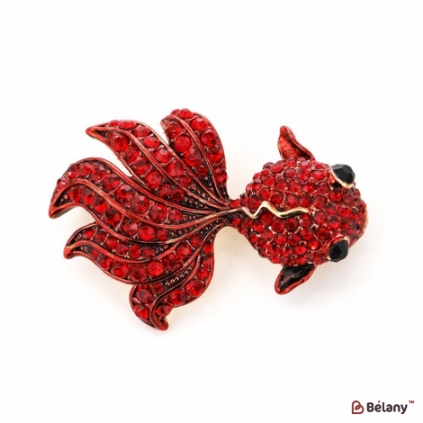 Брошь "Red fish"