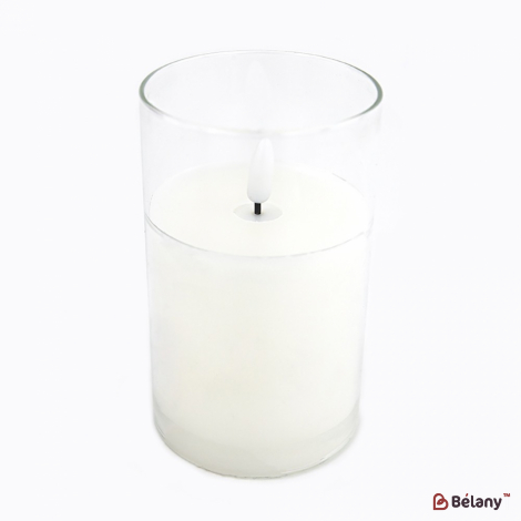 Декоративная LED-свеча "Glassy h12"