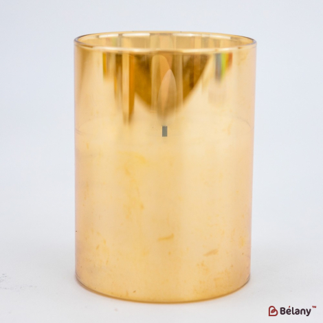Декоративная LED-свеча "Yellow glass h10"