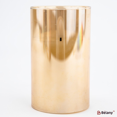 Декоративная LED-свеча "Yellow glass h12"