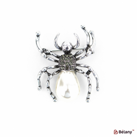 Брошь "Pearl spider"