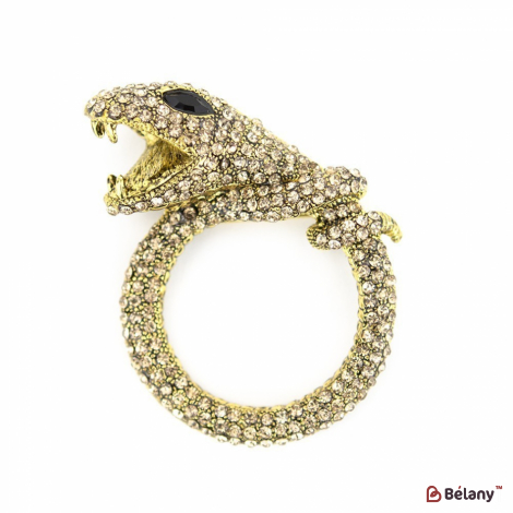 Брошь "Gold snake"