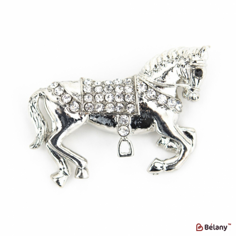 Брошь "Silver horse"