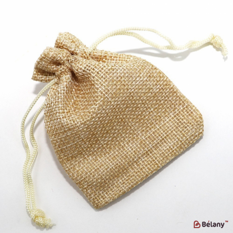 Мешочки из мешковины "Cream" 7х8.5