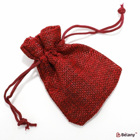 Мешочки из мешковины "Marsala" 7х8.5