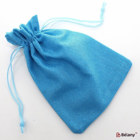 Мешочки из мешковины "Blue" 12.5х17