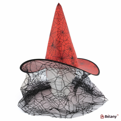 Ковпак відьми "Web" червоний