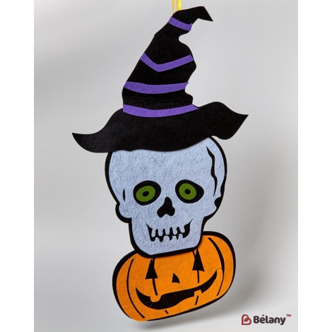 Фетровая подвеска "Skull"