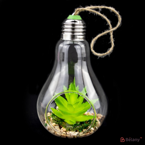 Подвесная стеклянная колбочка "Лампочка" S #1