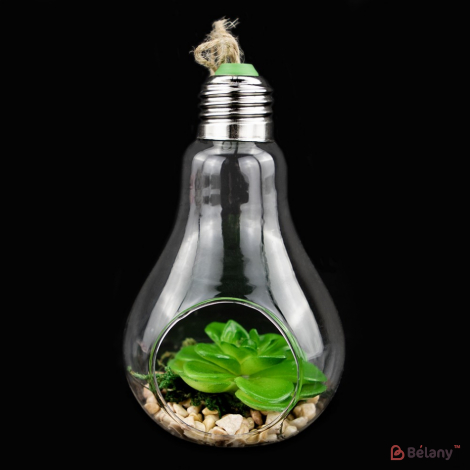 Подвесная стеклянная колбочка "Лампочка" S #2