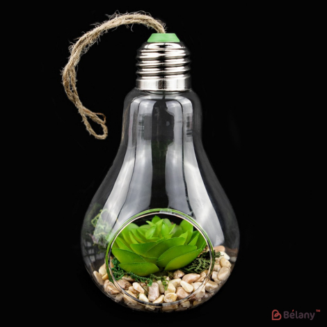 Подвесная стеклянная колбочка "Лампочка" S #3