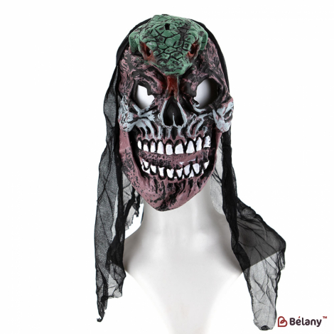 Маска резиновая "Snake head"