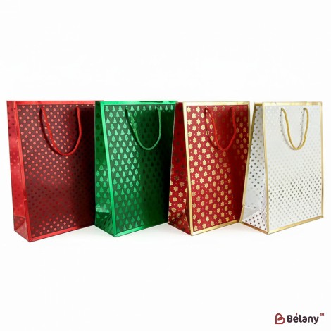 Новогодний пакет "Christmas team" L Микс