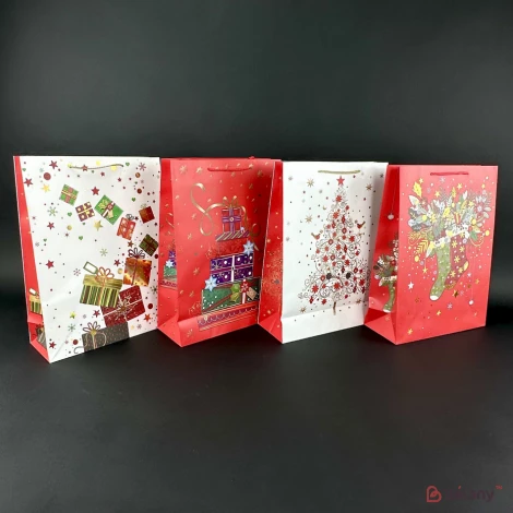 Новогодний пакет "Christmas symbol" L Микс