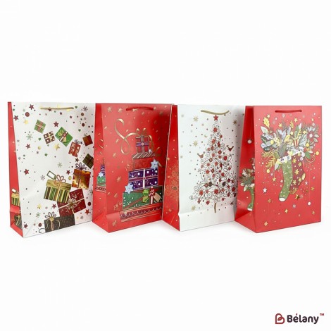 Новогодний пакет "Christmas symbol" L Микс