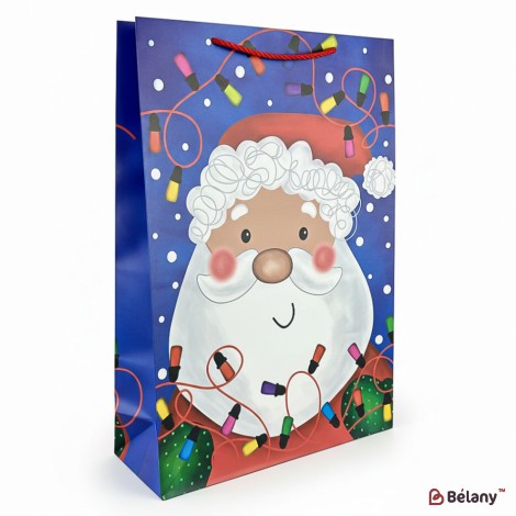 Новогодний пакет "Christmas time" XL Микс