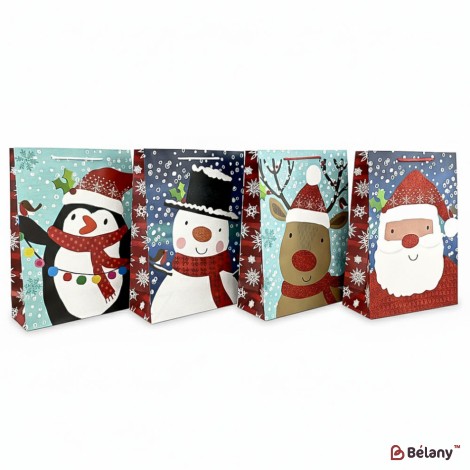 Новогодний пакет "Old school" L Микс