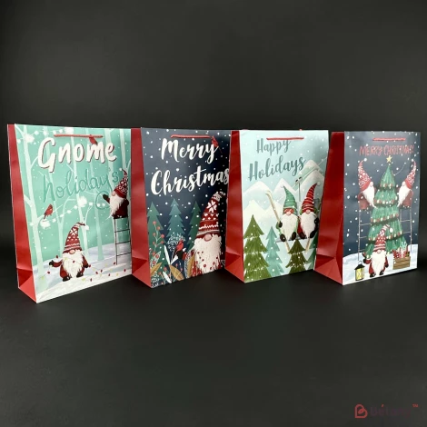 Новорічний пакет "Christmas blue" L Мікс