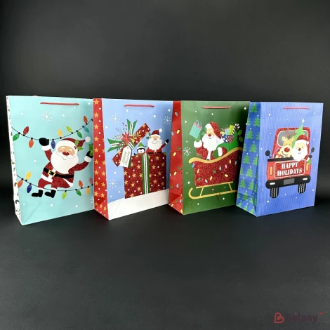 Новорічний пакет "Happy Santa" L Мікс