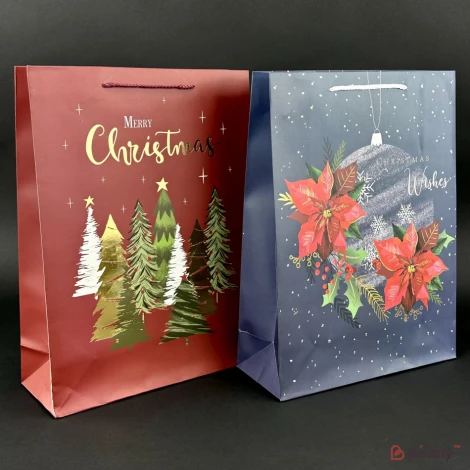 Новогодний пакет "Traditional Christmas" L Микс