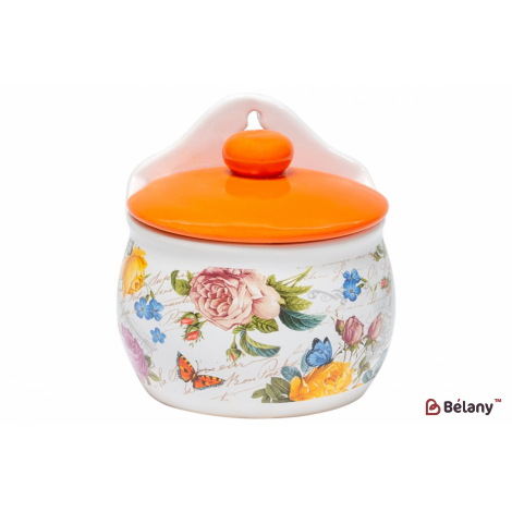 Банка керамічна підвісна "Orange flower" 400 мл