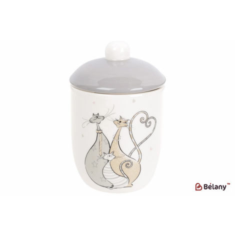 Банка керамічна "Cats family" 520 мл