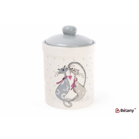 Банка керамическая  "Cats family" 1100 мл