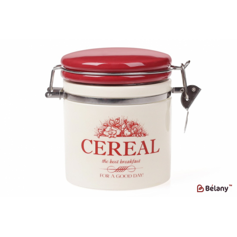 Банка керамическая с металлической затяжкой  "Biscuits" 480 мл