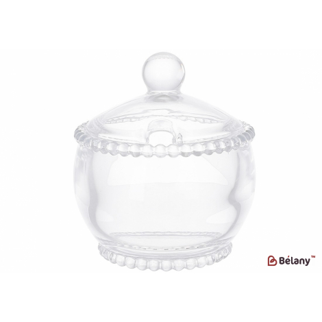Стеклянная сахарница с крышкой  "Bauble"