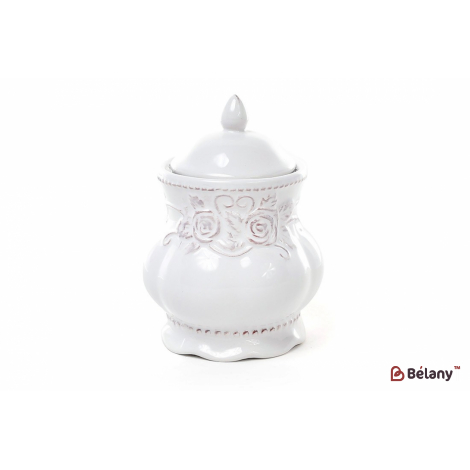 Керамическая сахарница с крышкой  "Rose Gallery"