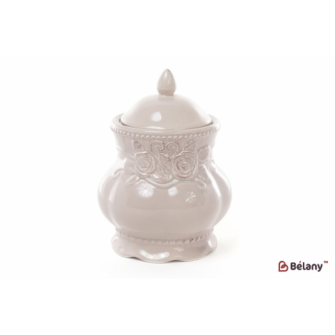 Керамическая сахарница с крышкой  "Rose Gallery"