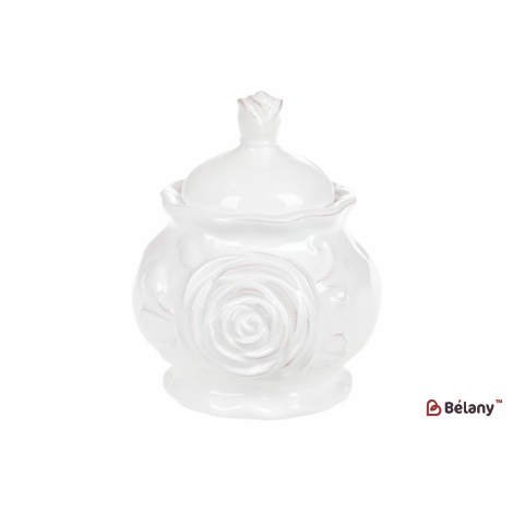 Керамическая сахарница с крышкой  "Aelita"