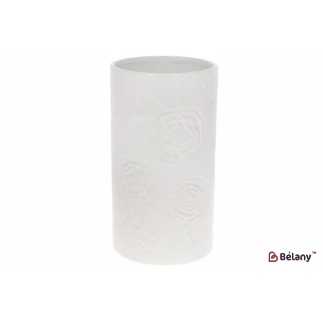 Керамічна ваза "Potentilla white" 12.1*12*21.9см