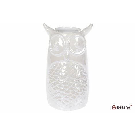 Керамічна ваза "Owl white"
