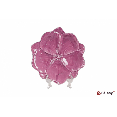 Фарфорова страва, 18.5 см "Lily", рожева
