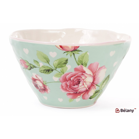 Керамічна салатниця, 21 см "Rose"