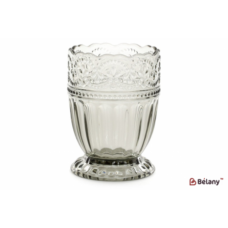 Різьблена склянка 325 мл "Grafic",графіт