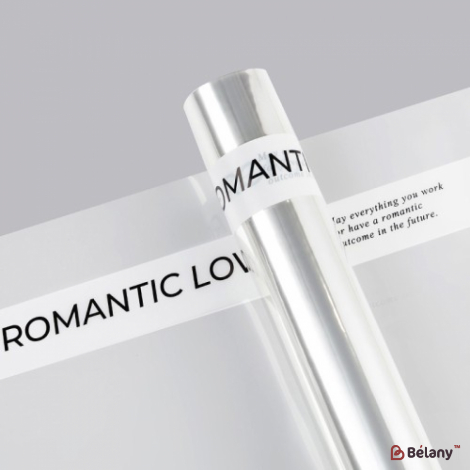 Прозрачная калька для цветов "Romantic white"